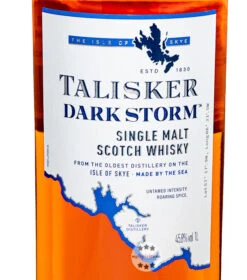 Talisker Dark Storm Single Malt Scotch Whisky -Spirituosengeschäft talisker dark storm whisky 1 liter 5