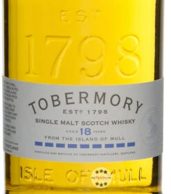 Tobermory 18 Single Malt Whisky -Spirituosengeschäft tobermory 18 single malt whisky 07 liter gift box 5
