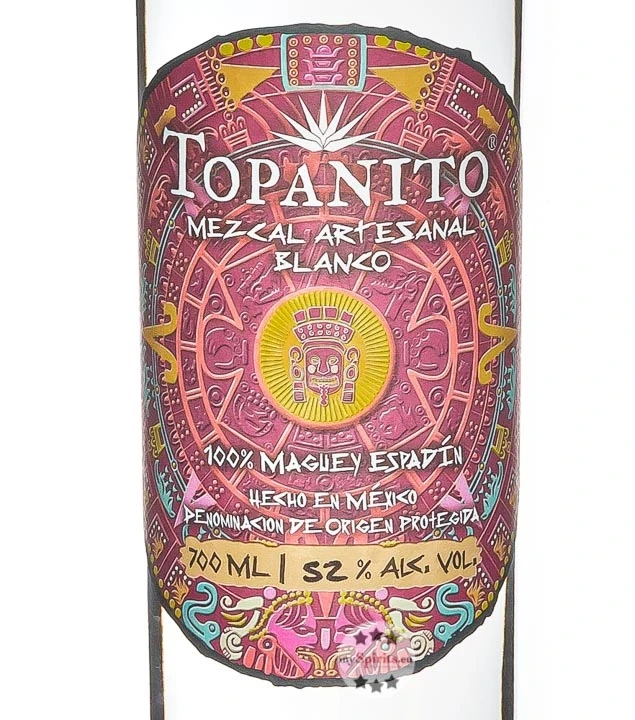 Topanito Mezcal Blanco 52 % 4 Topanito Mezcal Blanco 52 % – Bild 2