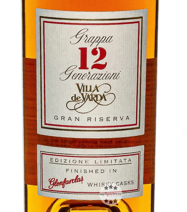 Villa De Varda Grappa 12 Generazioni Glenfarclas Finish 5 Villa De Varda Grappa 12 Generazioni Glenfarclas Finish – Bild 3