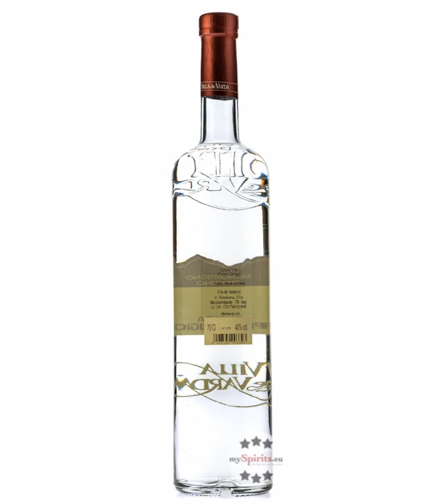 Villa De Varda Grappa Pinot Grigio Monovitigno 5 Villa De Varda Grappa Pinot Grigio Monovitigno – Bild 3