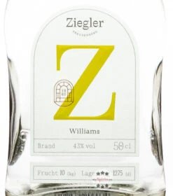 Ziegler Williams Brand -Spirituosengeschäft ziegler williams brand 05 liter 1